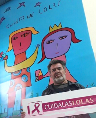 Arte Solidario en el Hospital Álvarez: Milo Lockett y Cuidalaslolas