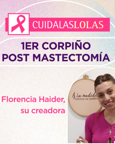 El primer corpiño post mastectomía no ortopédico es argentino
