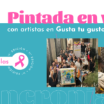 Sincronías Artísticas: Uniendo Talento y Conciencia en la Pintada en Vivo de Gusta tu Gusto y Cuidalaslolas