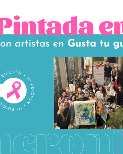 Sincronías Artísticas: Uniendo Talento y Conciencia en la Pintada en Vivo de Gusta tu Gusto y Cuidalaslolas
