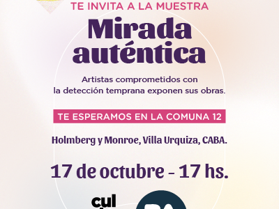 🎨 “Mirada Auténtica” llega a la Comuna 12 de Villa Urquiza: arte con propósito en el Mes Rosa