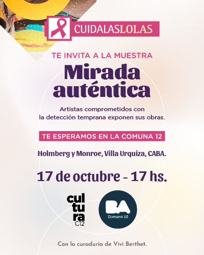 🎨 “Mirada Auténtica” llega a la Comuna 12 de Villa Urquiza: arte con propósito en el Mes Rosa