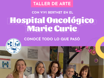 “Una imagen te salva”: un taller de arte, conciencia y comunidad en el Hospital Marie Curie