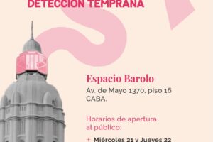 Llega la Muestra «Ilumina la detección temprana» al Espacio Barolo