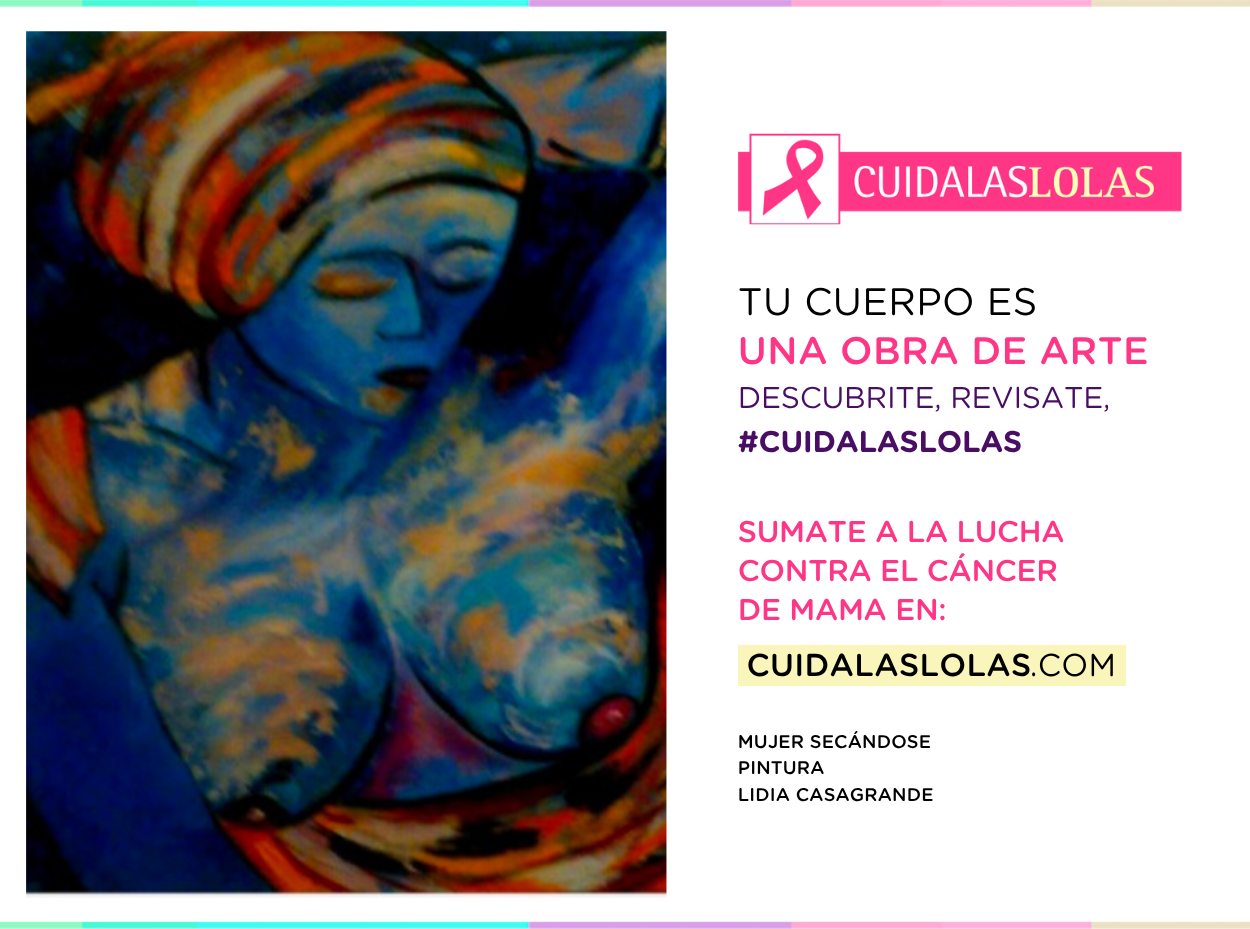 Mujer secándose